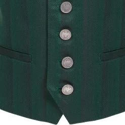 Zillertaler Trachtenwelt Gilets-Jungen Trachtengilet "Arthur", Dunkel Grün