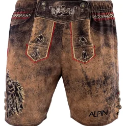 Zillertaler Trachtenwelt Freizeithosen & Badehosen-Kinder Badehose "Österreich", Braun