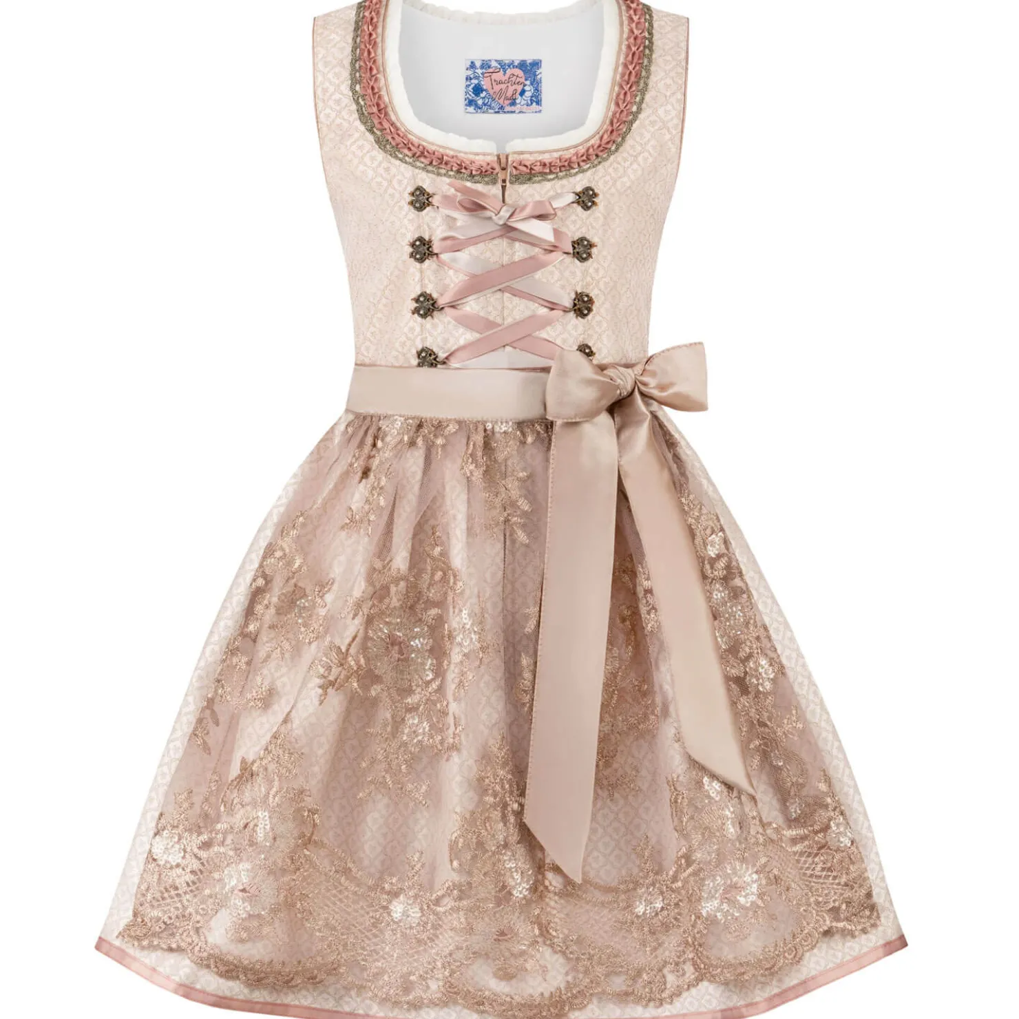 Zillertaler Trachtenwelt Dirndl-Kinder Dirndl "Fibi", Rosa