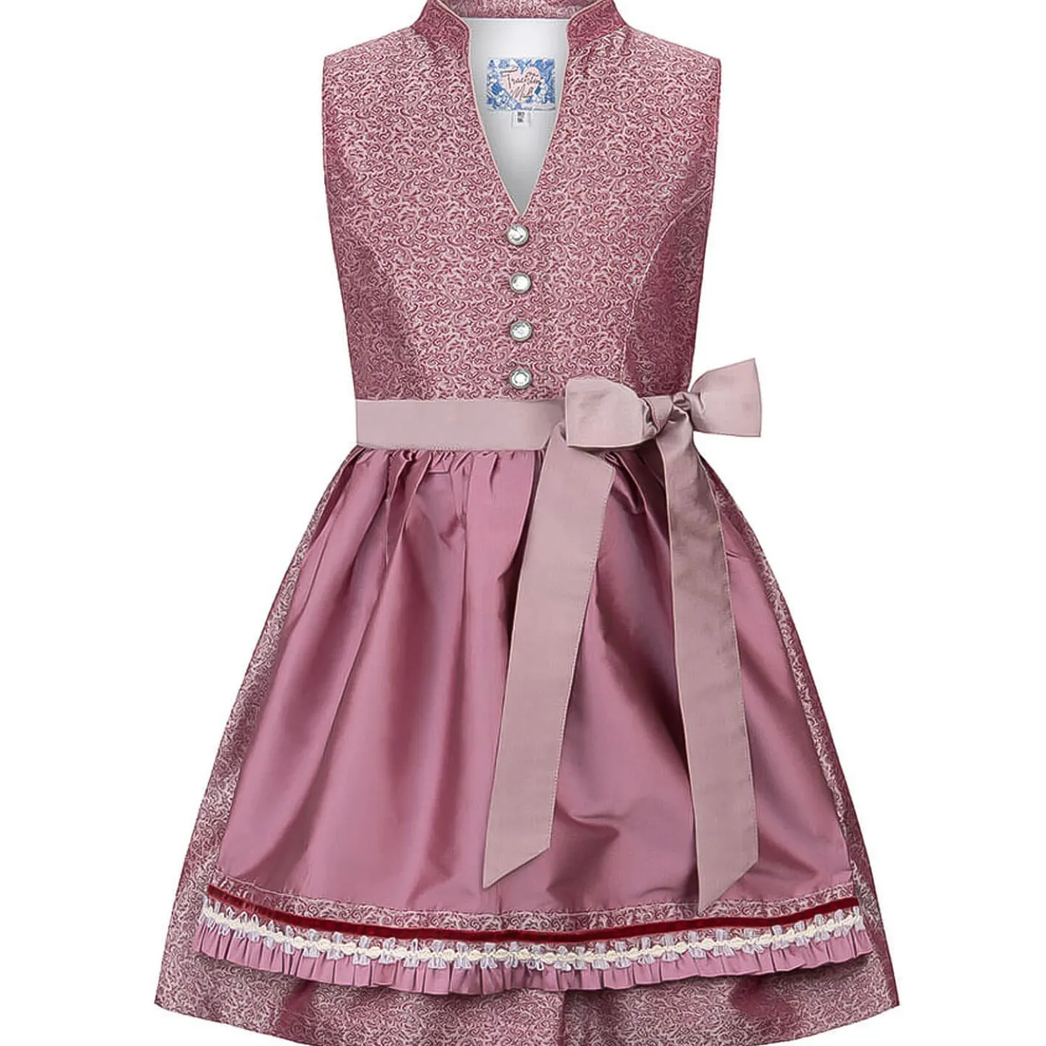 Zillertaler Trachtenwelt Dirndl-Kinder Dirndl "Jara", Rose Rosa