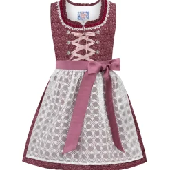 Zillertaler Trachtenwelt Dirndl-Kinder Dirndl "Kaja", Bordeaux Rosa