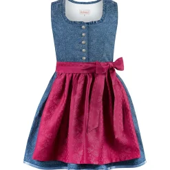 Zillertaler Trachtenwelt Dirndl-Kinder Dirndl "Kathi", -Beere Blau