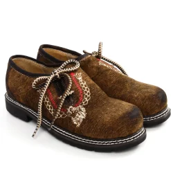 Zillertaler Trachtenwelt Schuhe & Socken-Kinder Haferlschuhe "Austria", Braun