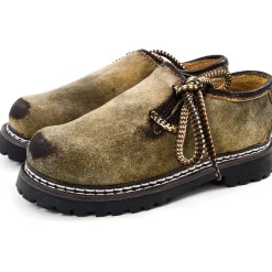 Zillertaler Trachtenwelt Schuhe & Socken-Kinder Haferlschuhe "Brixlegg", Braun