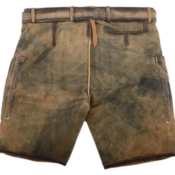 Zillertaler Trachtenwelt Lederhosen-Kinder Lederhose "Tomsi", Braun