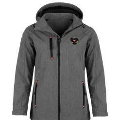 Zillertaler Trachtenwelt Jacken & Anzüge-Kinder Softshelljacke "Österreich", Grau
