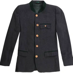 Zillertaler Trachtenwelt Jacken & Anzüge-Kinder Trachtenanzug "Salzburg", Schwarz