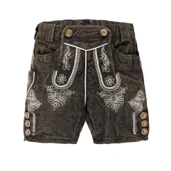 Zillertaler Trachtenwelt Freizeithosen & Badehosen-Kinder Trachtenhose "Joseph", Braun