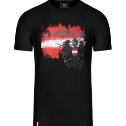 Zillertaler Trachtenwelt Shirts & Polos-Kinder T-Shirt "Adler Österreich", Schwarz