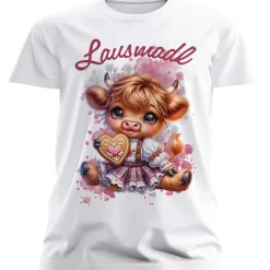Zillertaler Trachtenwelt Shirts & Polos-Kinder T-Shirt "Lausmadl", Weiß