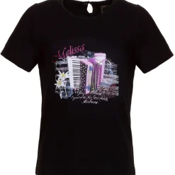 Zillertaler Trachtenwelt Shirts & Polos-Kinder T-Shirt "Melissa Akkordeon Bunt", Schwarz
