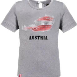 Zillertaler Trachtenwelt Shirts & Polos-Kinder T-Shirt "Österreich", Grau