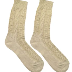 Zillertaler Trachtenwelt Socken-Trachtenstutzen, Beige