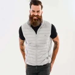 Zillertaler Trachtenwelt Jacken|Jacken-Unisex Daunen-Optik-Steppweste, Grau